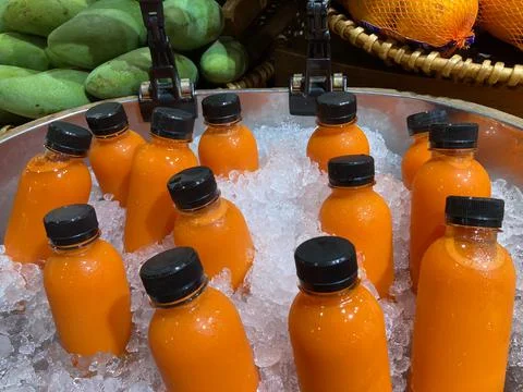 Orange juice Stock Photos