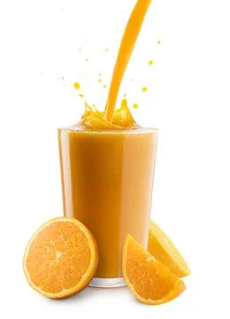 Orange juice Stock Photos