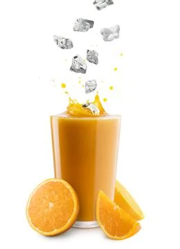 Orange juice Stock Photos