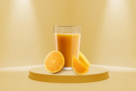 Orange juice Stock Photos
