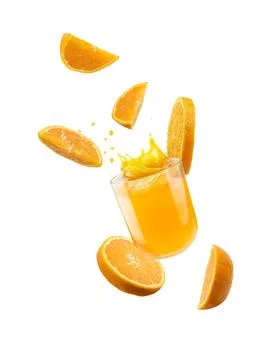 Orange juice Stock Photos