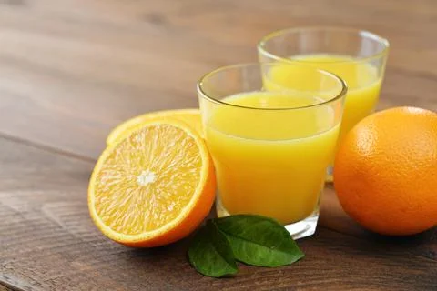 Orange juice Stock Photos