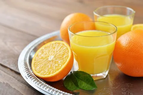 Orange juice Foto stock