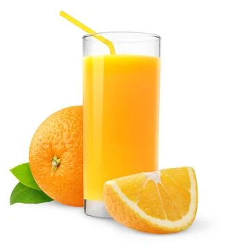 Orange juice Stock Photos