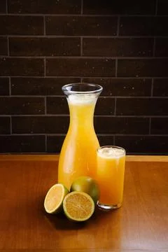 Orange juice 库存照片