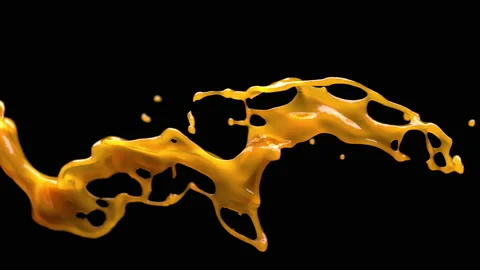 Orange juice splash Stock Footage 156746392