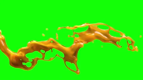 Orange juice splash Stock Footage 178083719