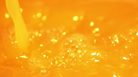 Orange juice stream Stock Footage 229319022