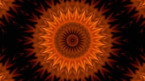 Orange kaleidoscopic background Stock Footage 59456063