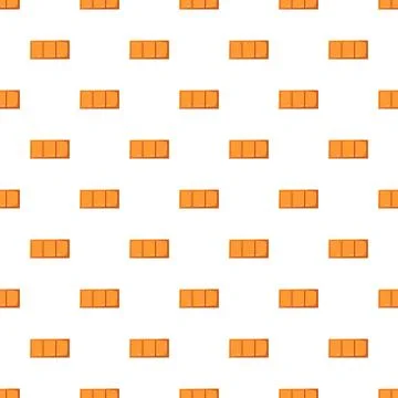 Orange kitchen cabinet doors repeating pattern background Stock Illustration