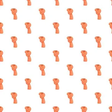 Orange knitted scarf seamless pattern background texture Stock Illustration