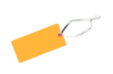 Orange label Stock Photos