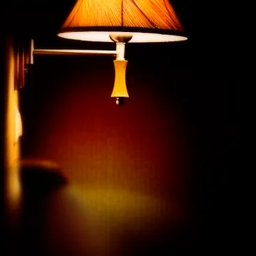 Orange lamp Stock Photos