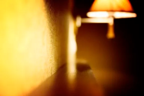 Orange lamp Stock Photos