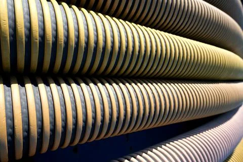 Orange Large Hoses Fotos Stock