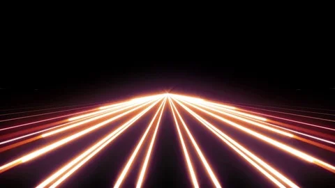 Orange Laser Show Stock Footage 74500631