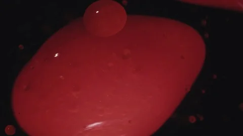 Orange Lava Wax Stock Footage 84123063