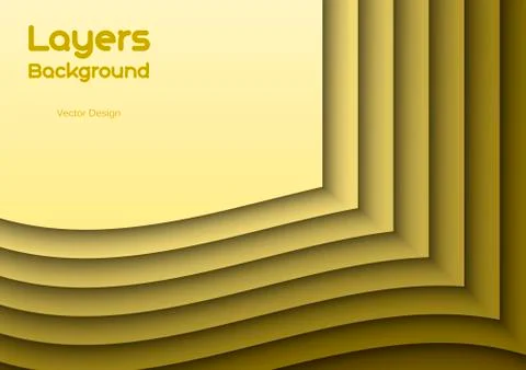 Orange layeres Illustrazione stock