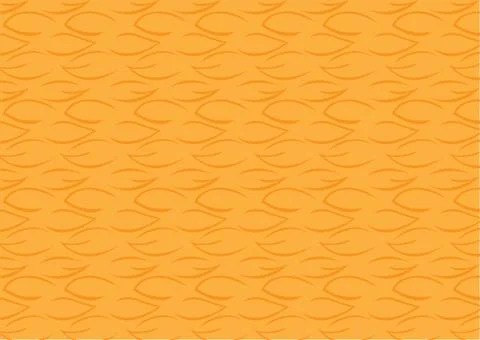 Orange Leaf Pattern Abstract Background Stock Illustration