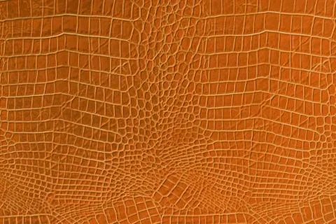 Orange leather background and texture Stock Photos