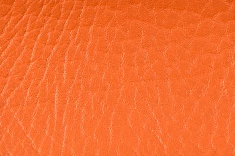 Orange leather background Foto stock