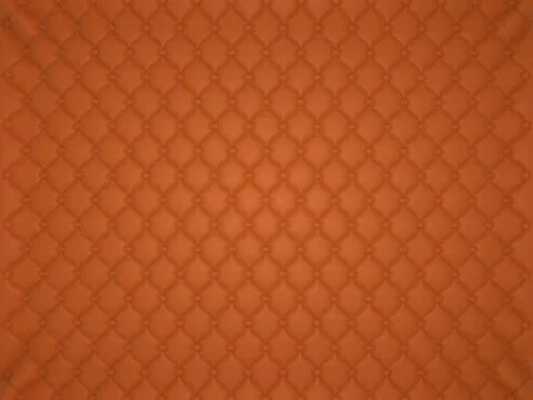 Orange leather pattern with buttons and bumps Stock Photos