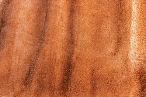 Orange leather texture background, useful as background. Orange matte suede Stock Photos
