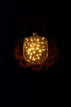 Orange LED bulb Stock Photos