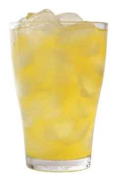 Orange lemonade with ice Stock Photos