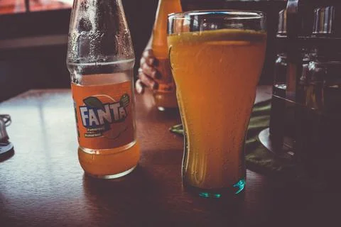 Orange lemonade Stock Photos