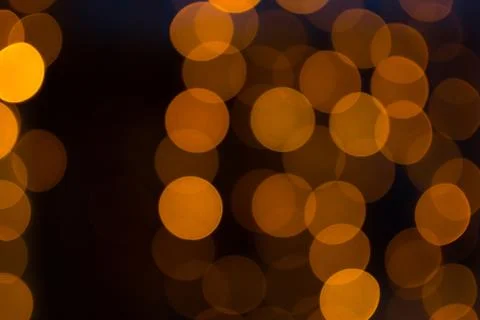 Orange Light Effect Background at Night Stock Photos