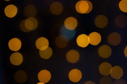 Orange Light Effect Background at Night Stock Photos