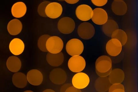 Orange Light Effect Background at Night Stock Photos