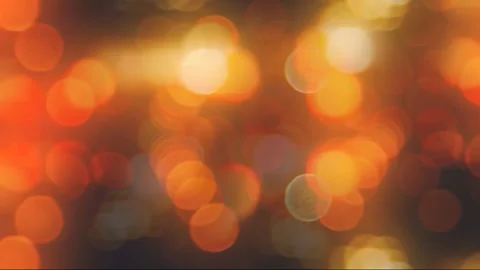 Orange Light Lens Bokeh Circle Animation Overlay Video Effect 4k Black Stock Footage 289912397