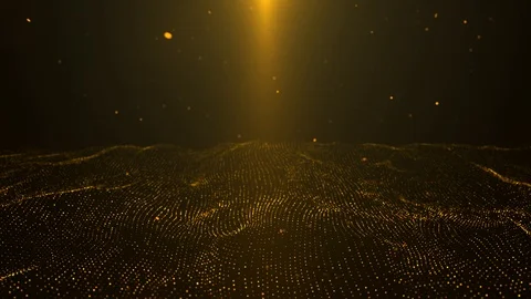 Orange Light Particle Looped Background 01 스톡 동영상 107686298