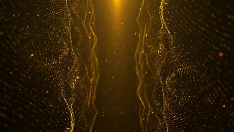 Orange Light Particle Looped Background 05 스톡 동영상 107686349