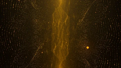 Orange Light Particle Looped Background 06 스톡 동영상 107686353