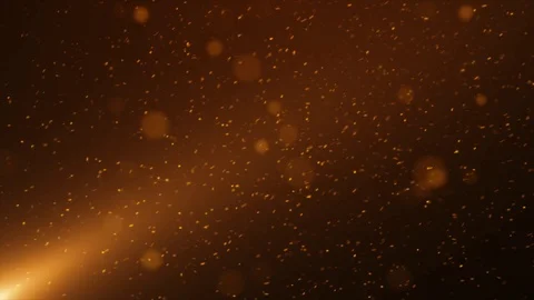 Orange Light Particle Looped Background 12 Stock Footage 107686404