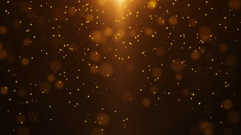 Orange Light Particle Looped Background 17 Stock Footage 107686438