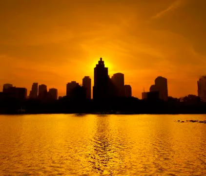 Orange light Stock Photos