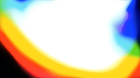 Orange light pulses and glows. Beautiful light leak in warm hue on dark backg Stock Footage 115046229