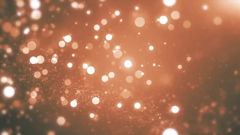 Orange light shine particles bokeh, holiday concept. Christmas animated golde 스톡 동영상 82449810