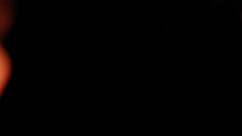 Orange Light Transition From Corners Edge Stock Footage 312569299