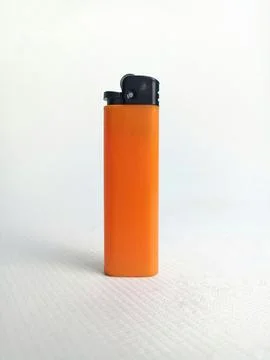 Orange lighter Foto stock