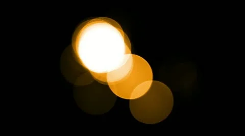 Orange Lights at Night Stock Footage 12056522