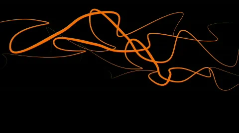 Orange Lines HD1080 Stock Footage 802857