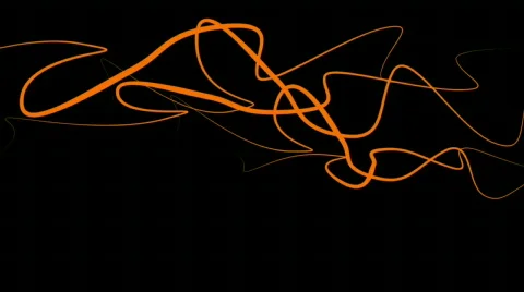 Orange Lines HD720 Stock Footage 802843