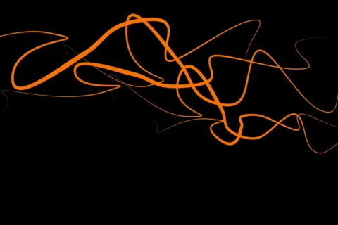 Orange Lines NTSC Stock Footage 802831