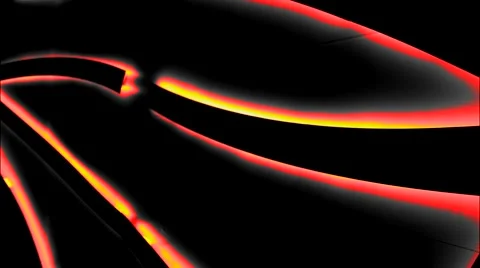 Orange lines at the wall Video stock 51654179