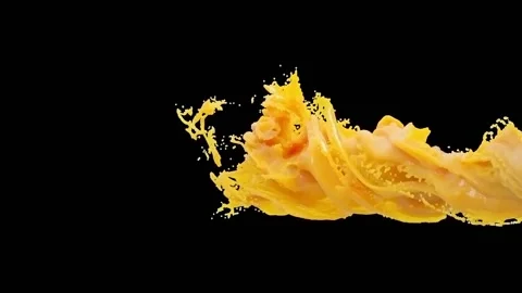 Orange liquid 動画素材 140745169